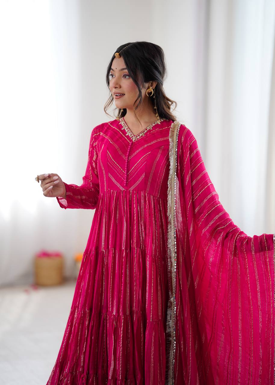 Royal Flair Pleated Kurta Set