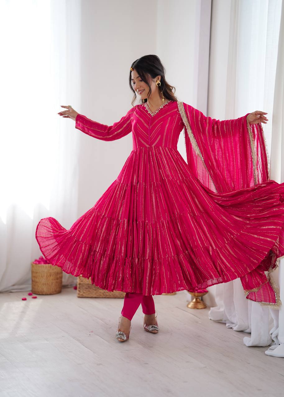 Royal Flair Pleated Kurta Set