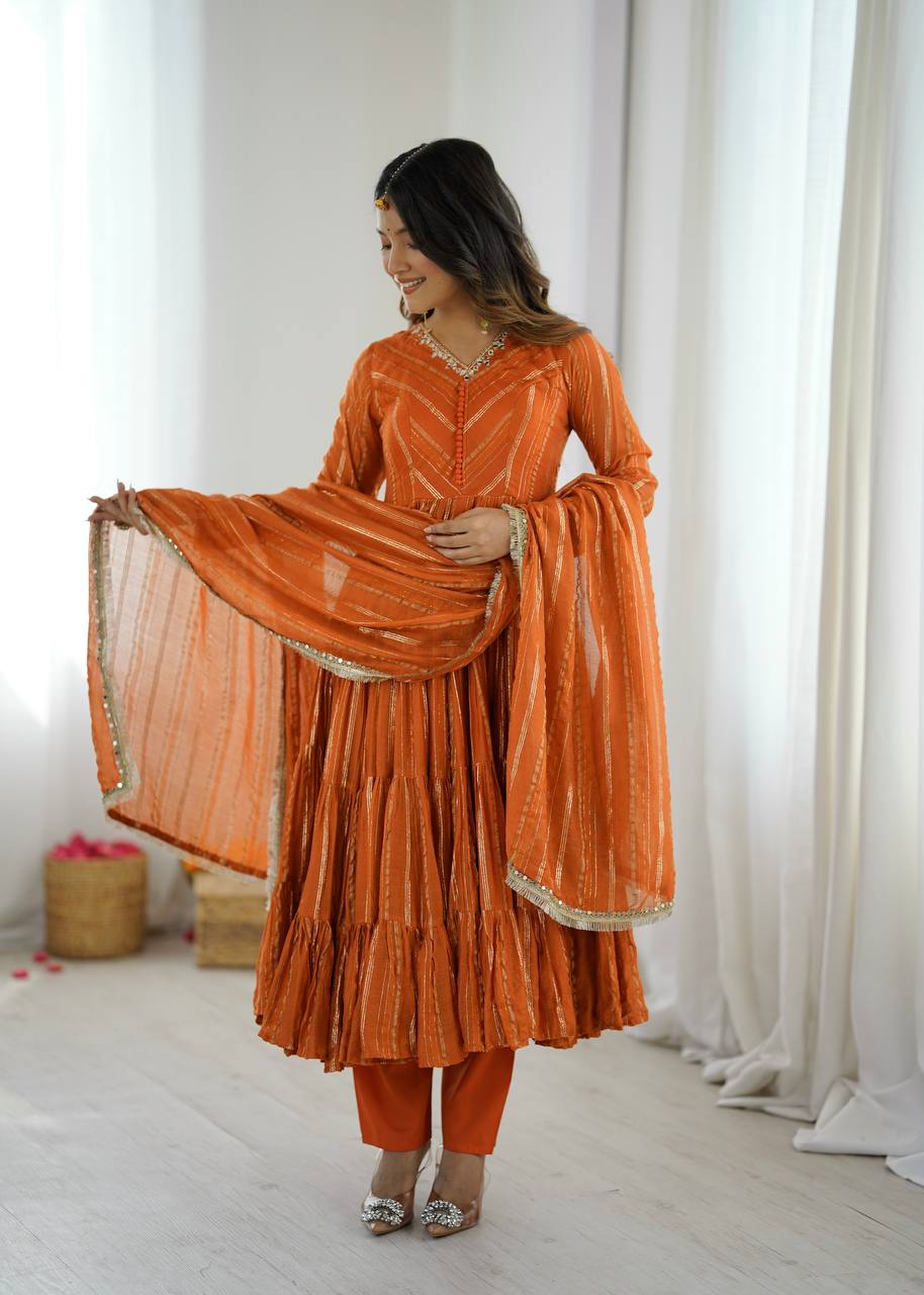 Royal Flair Pleated Kurta Set