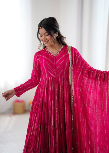 Royal Flair Pleated Kurta Set