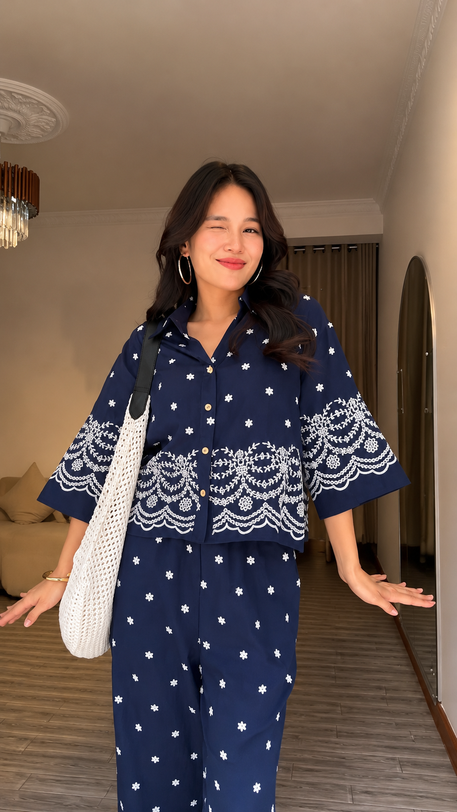 Scallop Awesome Bloom Co-Ord Set