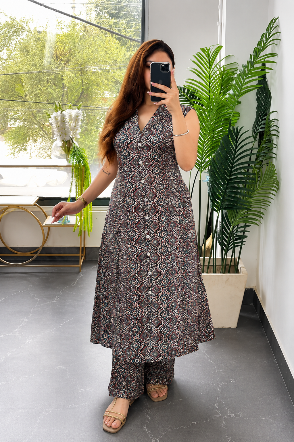 Women's Premium Famous Printed Anarkali Kurta