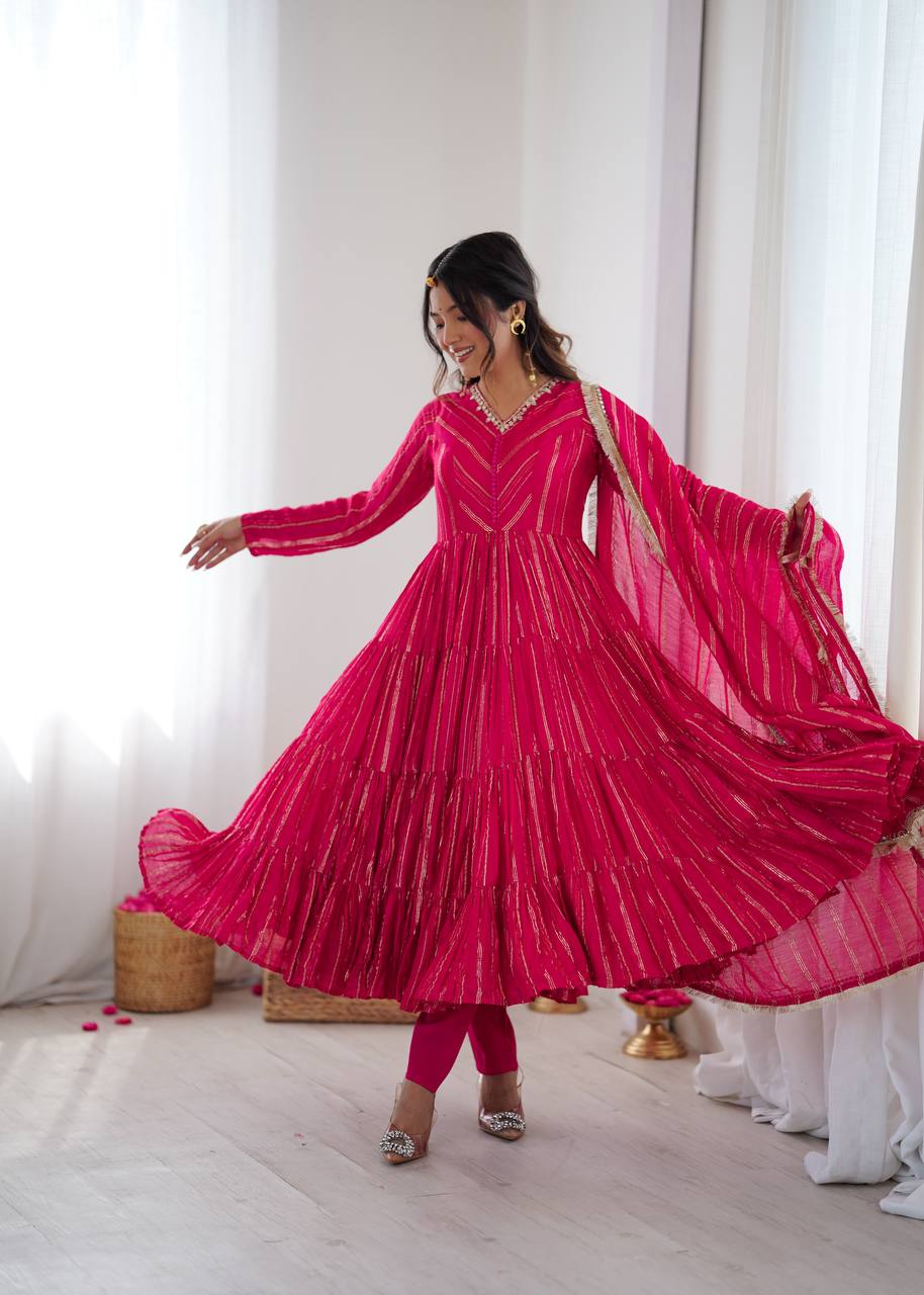 Royal Flair Pleated Kurta Set