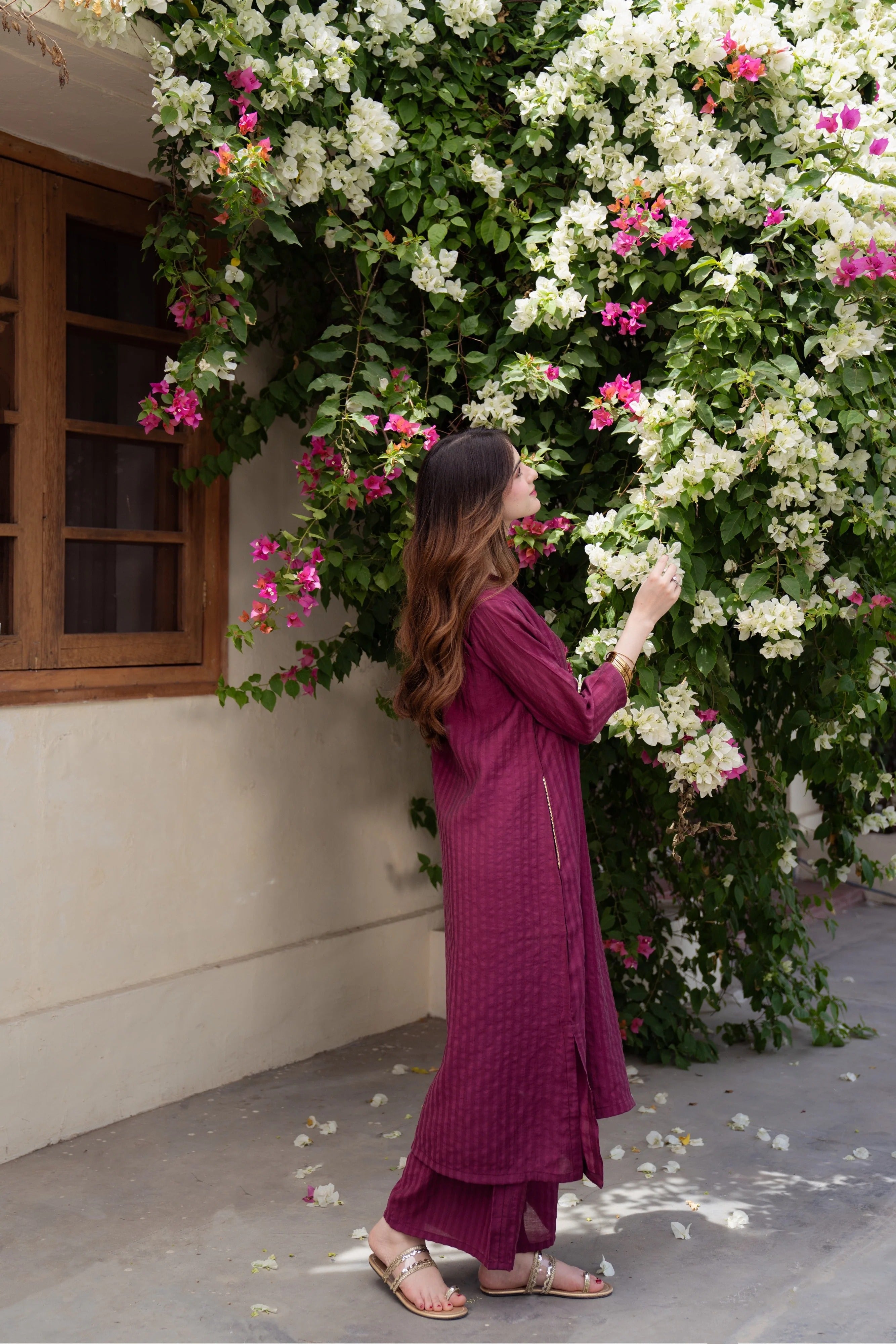 Premium Striped Kurta Pant Co-Ord Set for Women