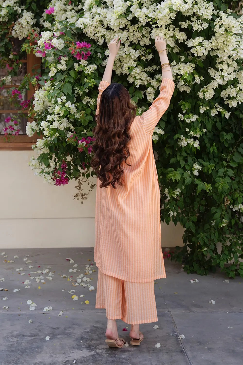 Premium Striped Kurta Pant Co-Ord Set for Women