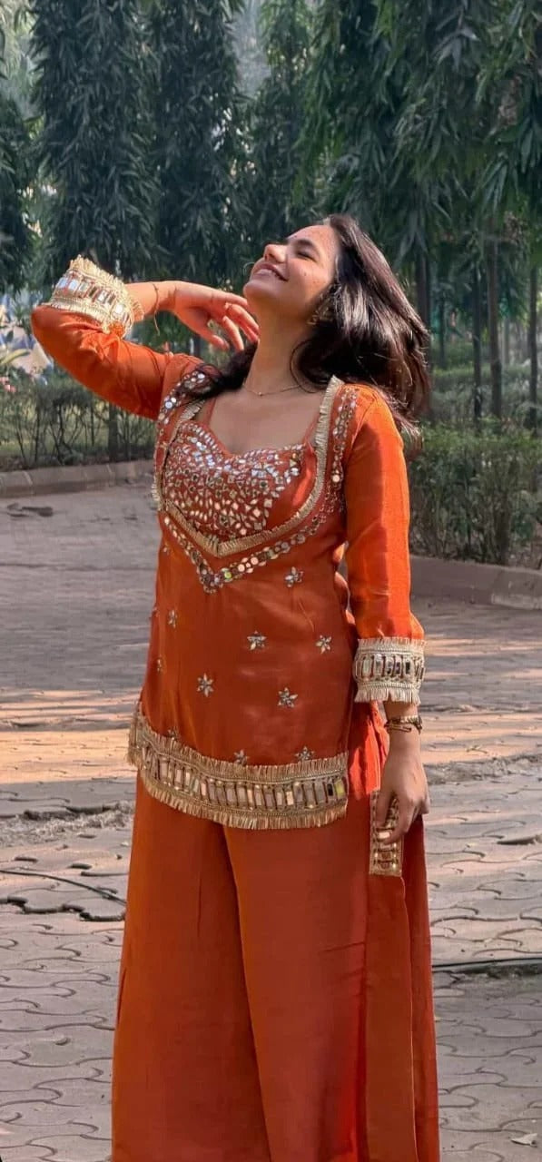 The Mirror Reflection Handcrafted Gota Patti & Mirror-Work Sets