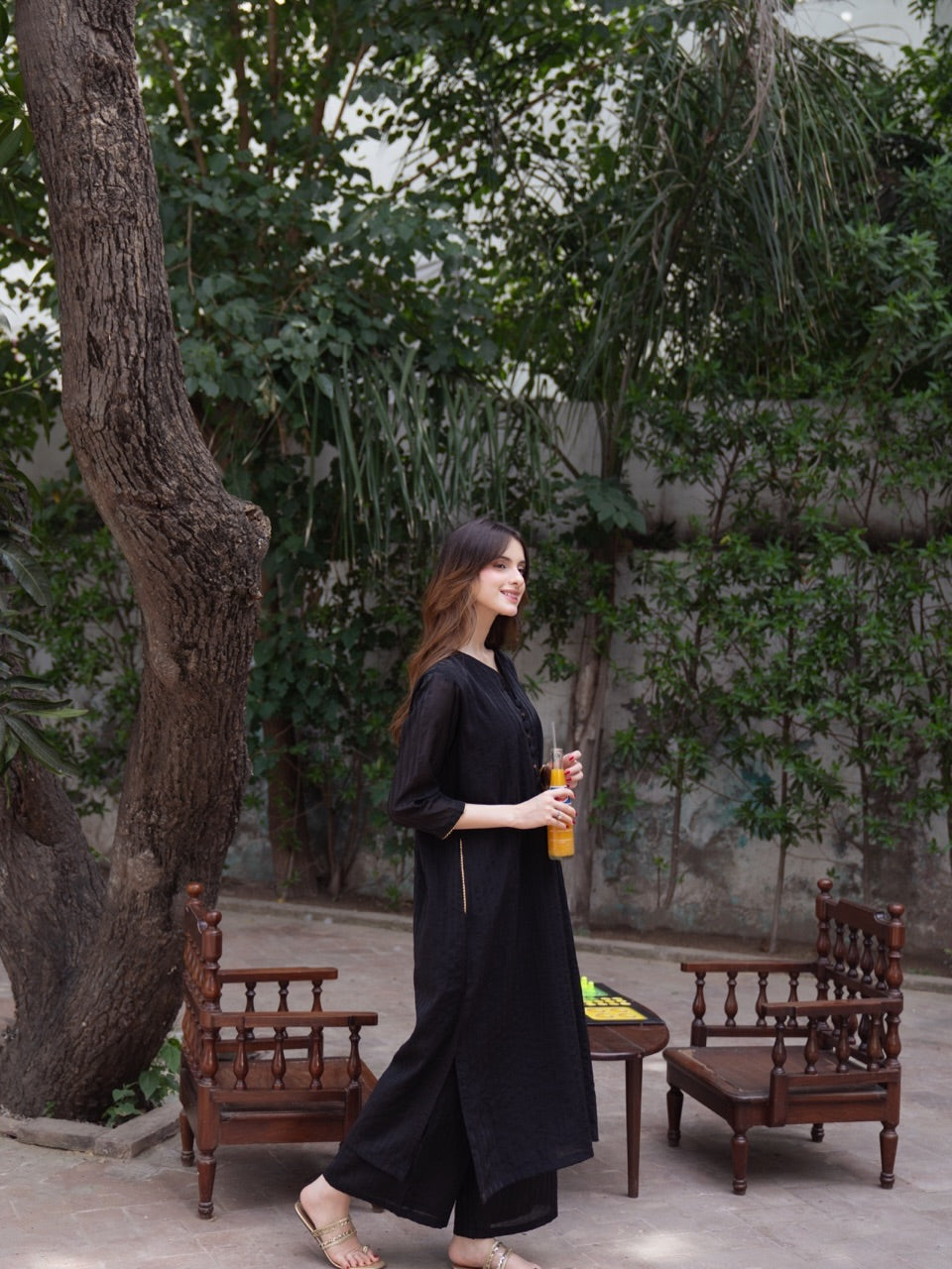 Premium Striped Kurta Pant Co-Ord Set for Women